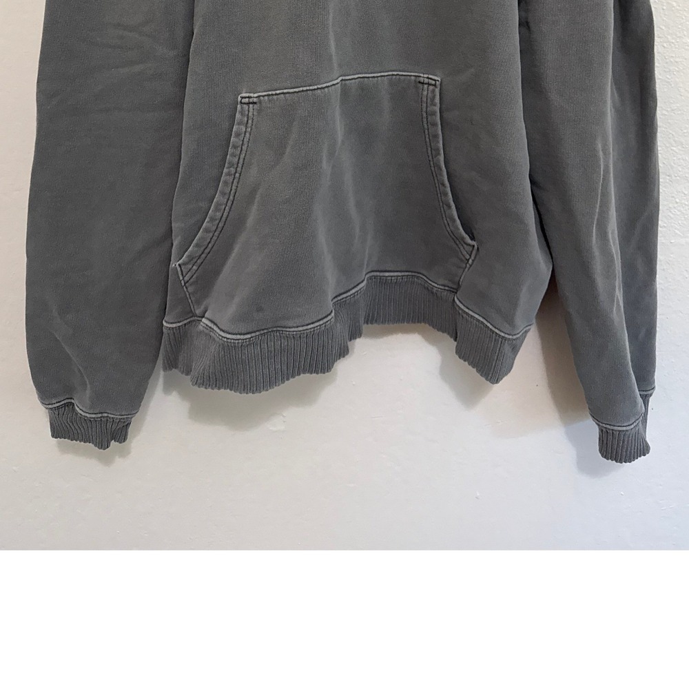 Elwood Women Hoodie XL Charcoal Grey Organic Cotton Oversized Streetwear lounge - Picture 3 of 8